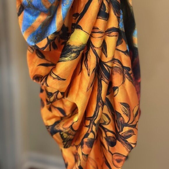 Akira Boho Floral Smocked Blouse - Vibrant Statement Piece - Picture 3 of 5